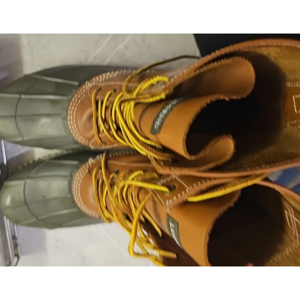 Lands End SnowFlurry Winter Duck Boots, Mens SZ 11D, UK 10, EU 44.5 Style V2442